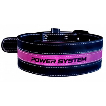 Пояс для важкої атлетики Power System PS-3870 Girl Power Black/Pink S