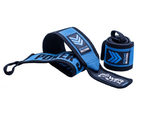 Бинти для зап'ясть (кистьові бинти) Power System PS-3530 Wrist Wraps Extreme Blue