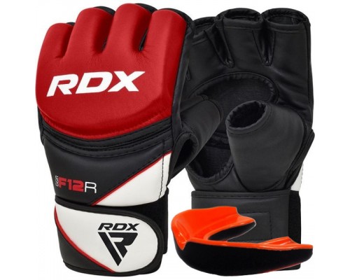 Рукавиці для ММА RDX F12 Model GGRF Red S (капа у комплекті)