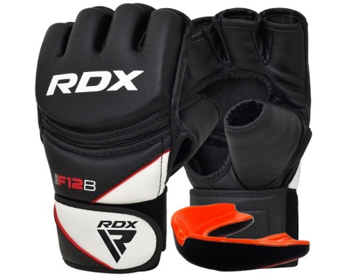 Рукавиці для ММА RDX F12 Model GGRF Black S (капа у комплекті)