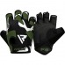 Рукавички для фітнесу RDX F6 Sumblimation Black/Green XXL Рукавички для фітнесу RDX F6 Sumblimation Black/Green XXL