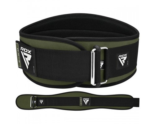 Пояс для важкої атлетики RDX RX3 EVA Curve неопреновий Army Green L