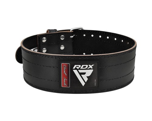 Пояс для пауерліфтингу RDX RD1 шкіряний Black S