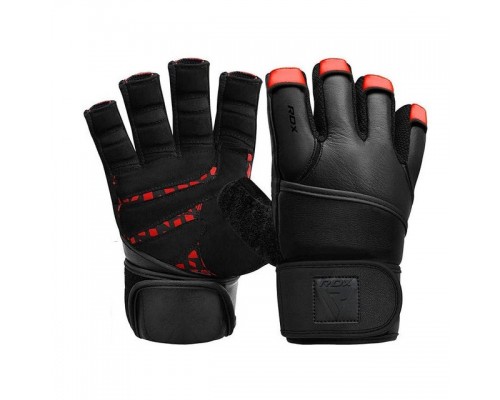 Рукавички для фітнесу RDX L7 Micro Plus Red/Black M