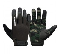 Рукавички для фітнесу RDX T2 Touch Screen Friendly Full Fingerf Army Green XL