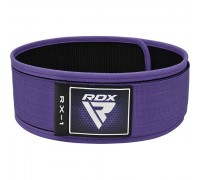 Пояс для важкої атлетики RDX RX1 Weight Lifting Belt Purple S