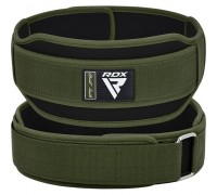 Пояс для важкої атлетики RDX RX5 Double Belt неопреновий Army Green S