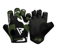Рукавички для фітнесу RDX F6 Sumblimation Black/Green S Рукавички для фітнесу RDX F6 Sumblimation Black/Green S