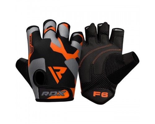Рукавички для фітнесу RDX F6 Sumblimation Orange XL