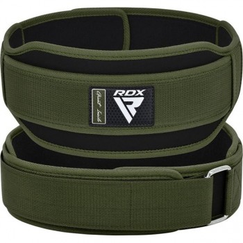 Пояс для важкої атлетики RDX RX5 Double Belt неопреновий Army Green XL