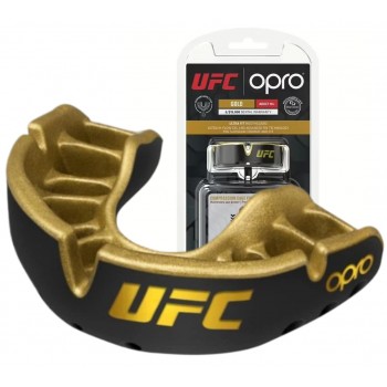 Капа OPRO Gold UFC доросла (вік 11+)  Black/Gold (art.102516001)