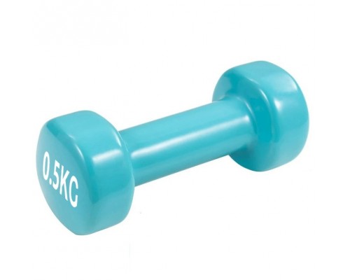 Гантель вінілова PowerPlay  0,5 кг. PP_4103 Блакитна (1шт.)