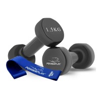 Гантелі вінілові PowerPlay 2 * 1,5 кг. PP_4121 Чорні (2шт. - пара) Гантелі вінілові PowerPlay 2 * 1,5 кг. PP_4121 Чорні (2шт. - пара)
