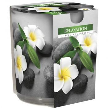 Ароматична свічка в скляному стакані Bispol Relaxation (SN 72s-50) Ароматична свічка в скляному стакані Bispol Relaxation (SN 72s-50)