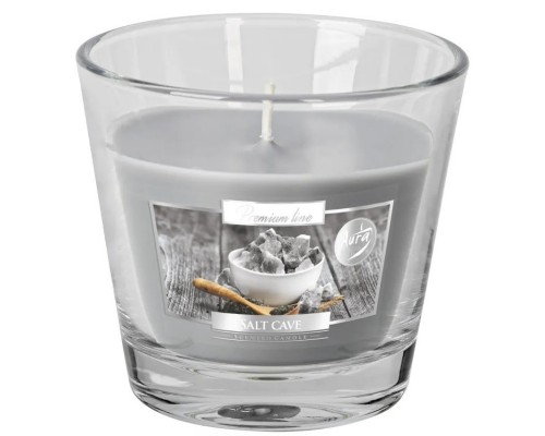 Свічка в скляному стакані Bispol Salt Cave (SN 90-313)