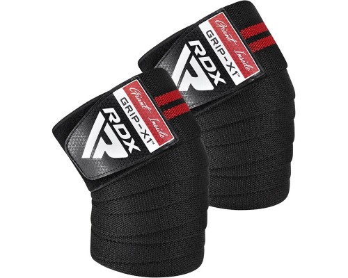Бинти на коліна RDX GYM KNEE WRAP R11 BLACK/RED