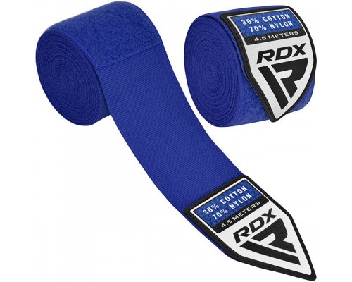 Бинти для боксу RDX WX Professional Boxing Hand Wraps Blue (4.5м.)