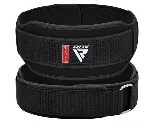 Пояс для важкої атлетики RDX RX5 Double Belt неопреновий Black L