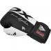 Боксерські рукавиці RDX F4 Boxing Sparring Gloves Hook&Loop WHITE/BLACK 14 унцій (капа у комплекті)