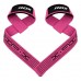 Лямки для тяги RDX S4 Gym Cotton Gel Straps Pink Plus