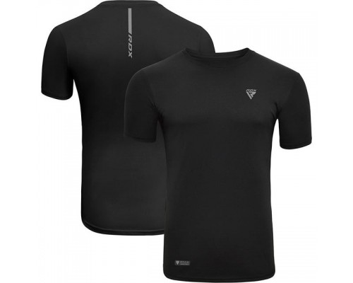 Спортивна футболка RDX T2 з короткими рукавами S Black