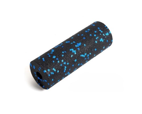 Масажний ролик (роллер) гладкий PowerPlay PP-4346 Mini EPP Foam Roller Чорно/Синій (15x5,3см.)