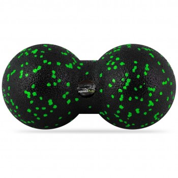 Масажний м'яч подвійний PowerPlay PP-4352 Epp foam peanut ball (d8*16cm.) Чорно/Зелений Масажний м'яч подвійний PowerPlay PP-4352 Epp foam peanut ball (d8*16cm.) Чорно/Зелений