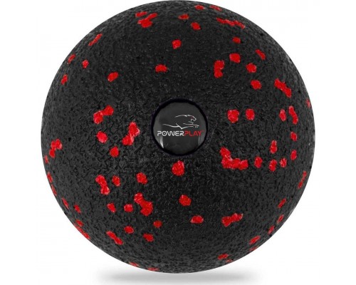 Масажний м'яч PowerPlay PP-4350 Epp Massage Ball (d8) Чорно/Червоний