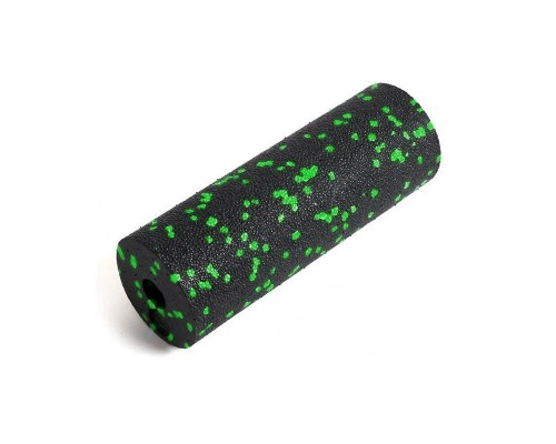 Масажний ролик (роллер) гладкий PowerPlay PP-4346 Mini EPP Foam Roller Чорно/Зелений (15x5,3см.)