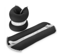 Обважнювачі-манжети для ніг та рук PowerPlay PP-4349 Ankle/Wrist Weights (2шт.*1 kg) (пара) Чорні