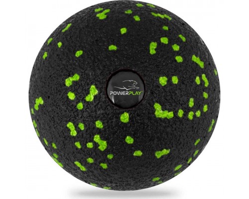 Масажний м'яч PowerPlay PP-4350 Epp Massage Ball (d8) Чорно/Зелений