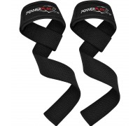 Лямки для тяги PowerPlay 7065 Classic Lifting Gym Straps Чорні