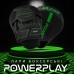 Лапи боксерські PowerPlay 3044 Pro Carbon Ultra Series Чорно-Зеленіі PU [пара]