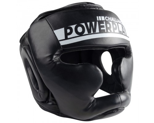 Боксерський шолом тренувальний PowerPlay 3048 Чорно-Білий M