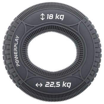 Еспандер кистьовий силіконовий PowerPlay PP-4330 Hand Grip Loops Medium 18-22,5 кг. Сірий Еспандер кистьовий силіконовий PowerPlay PP-4330 Hand Grip Loops Medium 18-22,5 кг. Сірий
