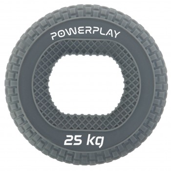 Еспандер кистьовий силіконовий PowerPlay PP-4333 Hand Grip Large 25 кг. Сірий Еспандер кистьовий силіконовий PowerPlay PP-4333 Hand Grip Large 25 кг. Сірий
