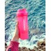 Шейкер спортивний SmartShake Slim 500ml Neon Pink