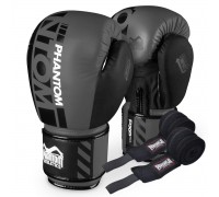 Боксерські рукавиці Phantom APEX Greu 16 унцій (Бинти 4м. в подарунок)