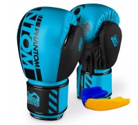 Боксерські рукавиці Phantom APEX Neon Blue 10 унцій (капа в подарунок) Боксерські рукавиці Phantom APEX Neon Blue 10 унцій (капа в подарунок)