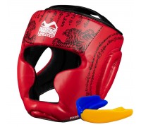 Боксерський шолом Phantom Muay Thai Full Face Red (капа в комплекті) Боксерський шолом Phantom Muay Thai Full Face Red (капа в комплекті)