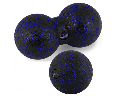 Набір м'ячів для масажу та йоги PowerPlay PP_4090 EPP (Комплект з 2 штук) Blue