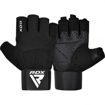 Рукавички для фітнесу RDX  W3 BLACK WITH EVA PADDING-M