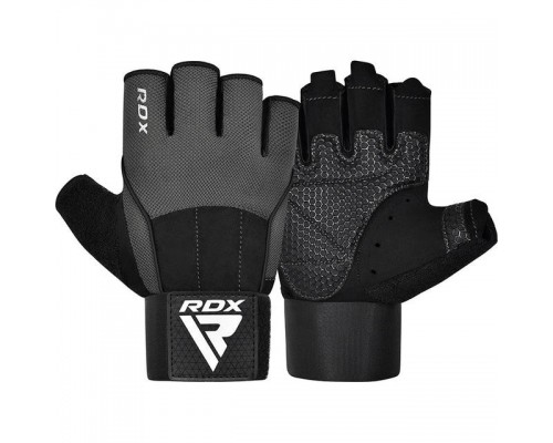 Рукавички для фітнесу RDX  W3 GREY WITH EVA PADDING-S