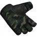 Рукавички для фітнесу RDX T2 Half Army Green PLUS-XL