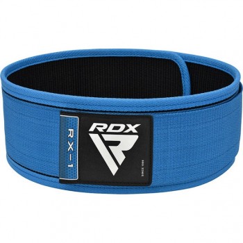 Пояс для важкої атлетики RDX RX1 Weight Lifting Belt BLUE-S