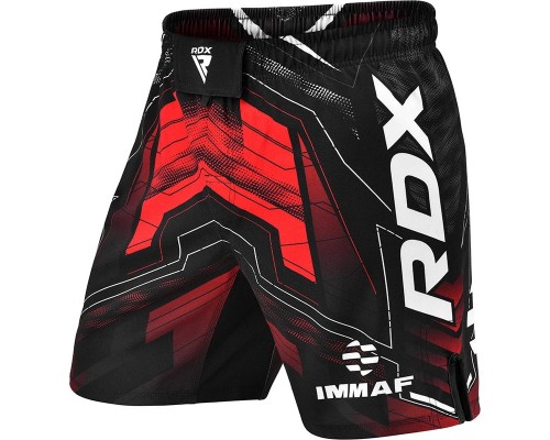Шорти MMA SHORTS IMMAF-1-RED-L