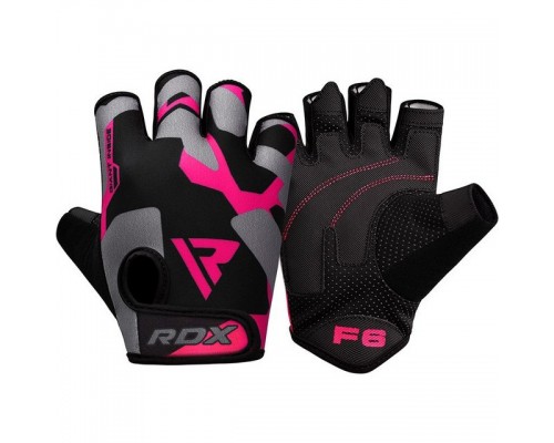 Рукавички для фітнесу RDX F6 Sumblimation PINK S