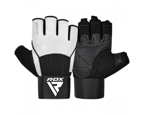 Рукавички для фітнесу RDX  W3 WHITE WITH EVA PADDING-L