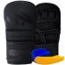 Рукавиці для ММА (Греплінгові рукавички) RDX T15 Noir Inner Matte Black XL