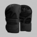 Рукавиці для ММА (Греплінгові рукавички) RDX T15 Noir Inner Matte Black XL